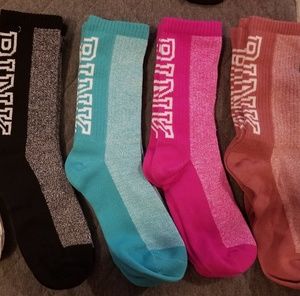 Pink athletic crew socks 4pairs, new VS